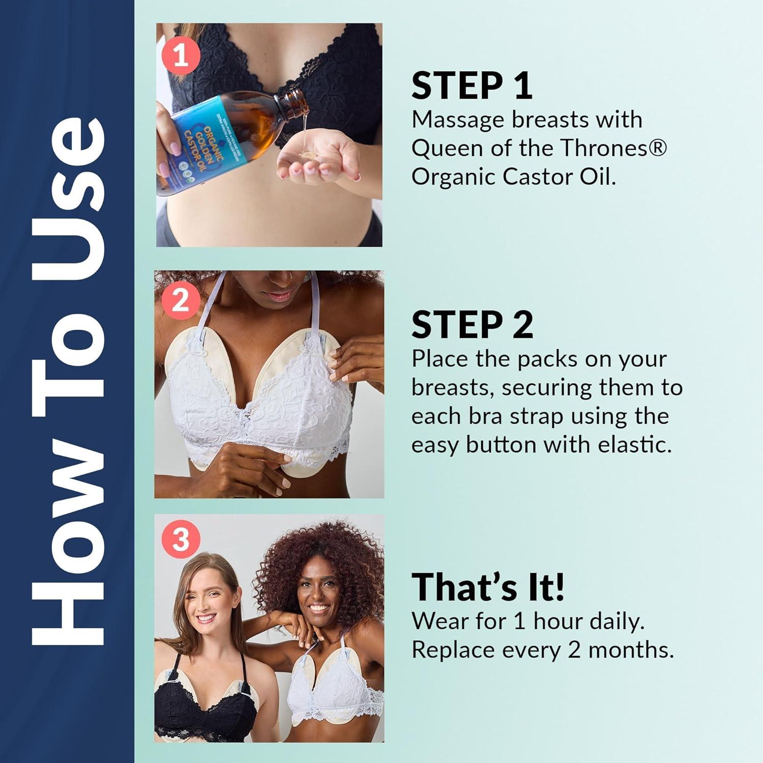 Paquete de Aceite de Ricino para Senos Reina de los Tronoss - Pequeño