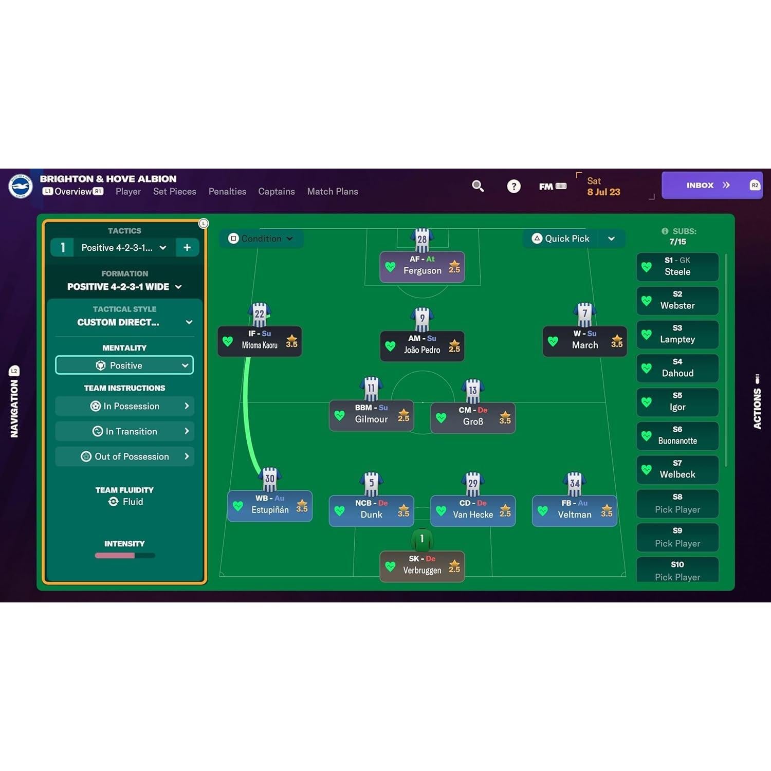 Football Manager 2024 SEGA Consola CD-ROM Español