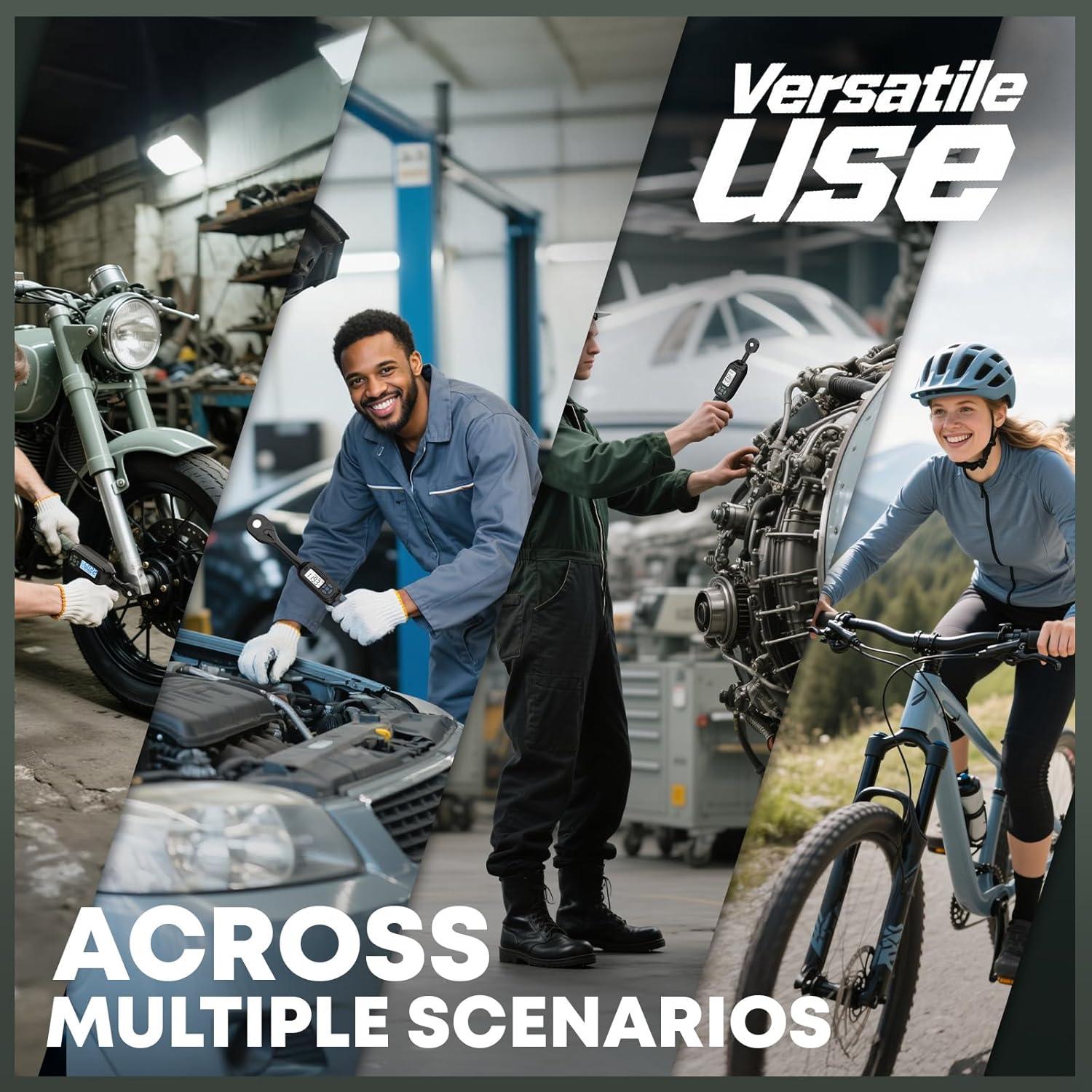 Llave de Torque Digital 1/4 VCAN ACTIVE 1.1-30 Nm Precisión