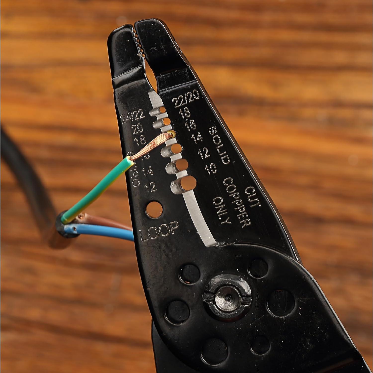 Desforrador de Cables Mr. Pen 20.32 cm Azul - Cortador Ergonómico