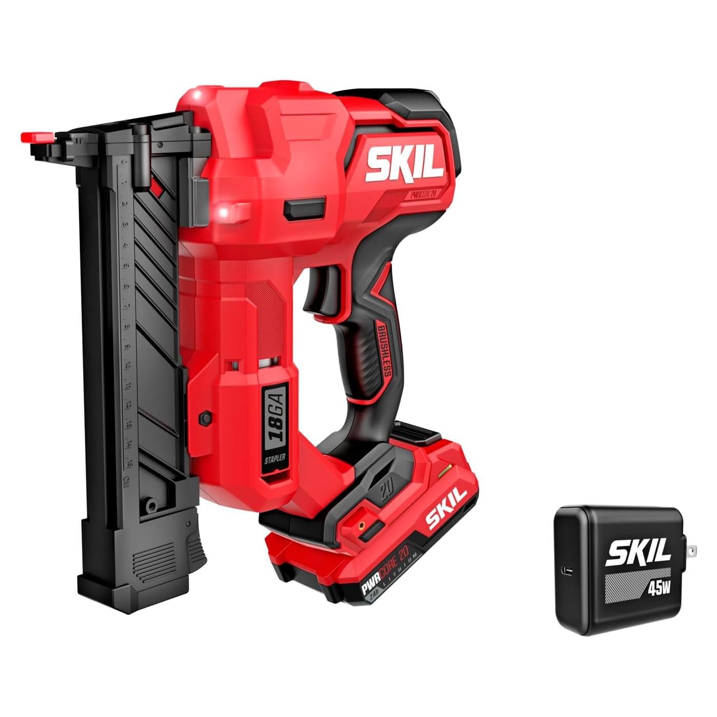Grapadora Inalámbrica SKIL PWR CORE 20V 18Ga Kit con Batería