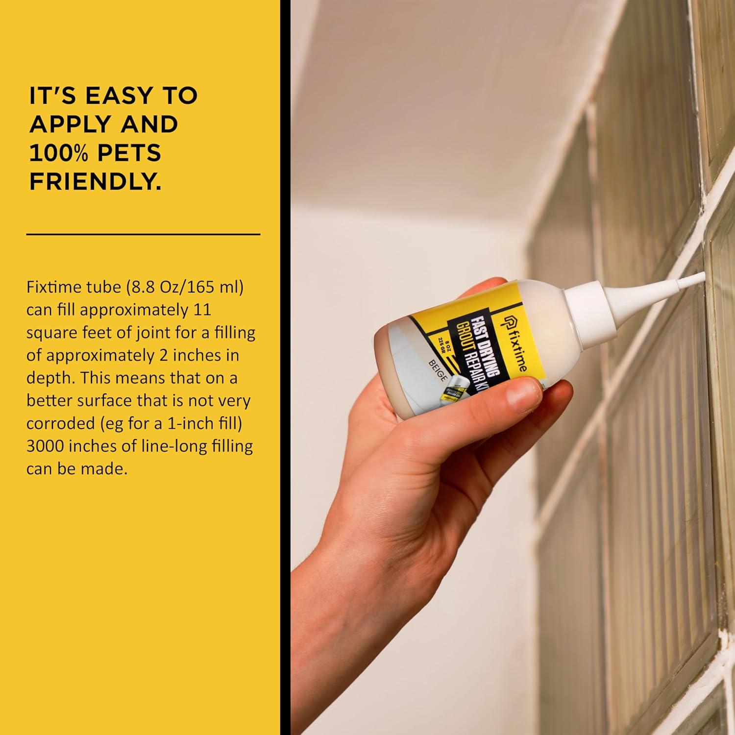 Kit de Reparación de Lechada Fixtime 2x Beige 226.8 g Secado Rápido