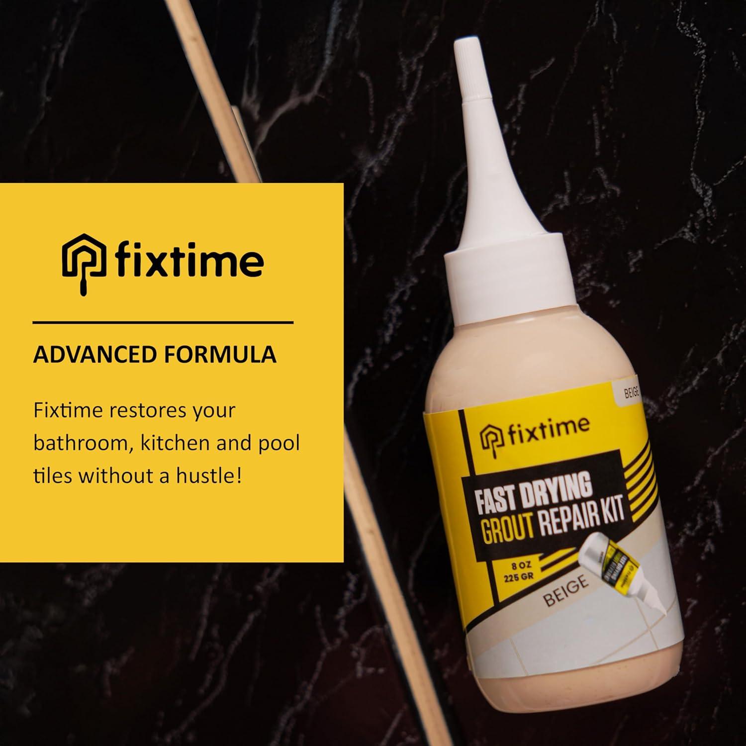 Kit de Reparación de Lechada Fixtime 2x Beige 226.8 g Secado Rápido