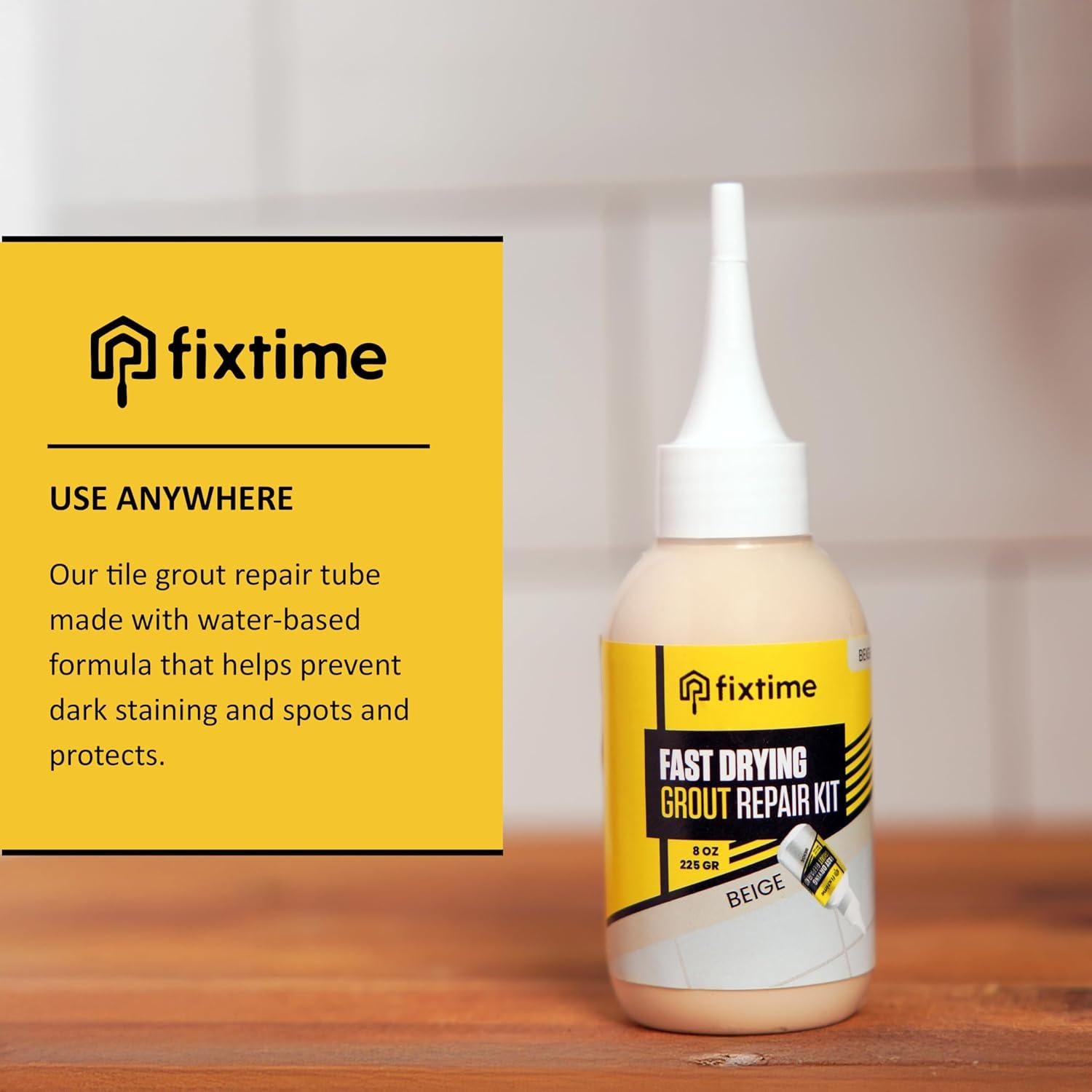 Kit de Reparación de Lechada Fixtime 2x Beige 226.8 g Secado Rápido