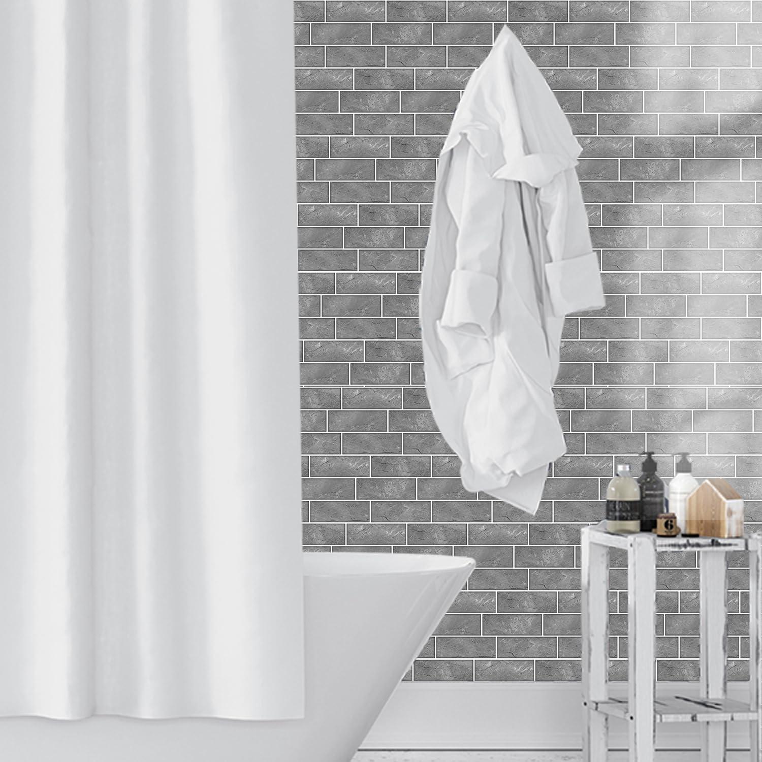 16 Hojas Calcomanías 3D Autoadhesivas BUYBLIFE Gris Retro