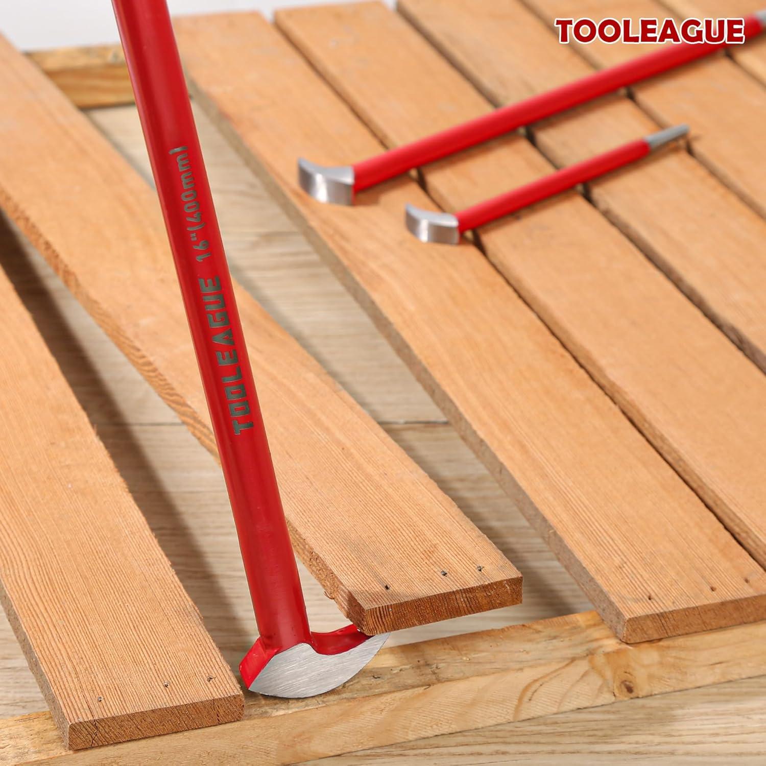 Juego de 3 Palancas de Cabeza Rodante TOOLEAGUE 15.24cm 30.48cm 40.64cm