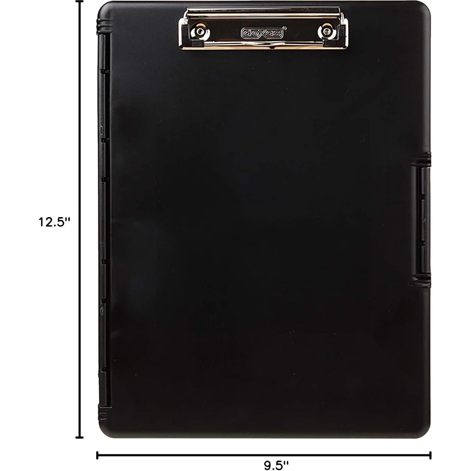 Clipboard Dexas Slimcase 2 Negro con Almacenamiento A4