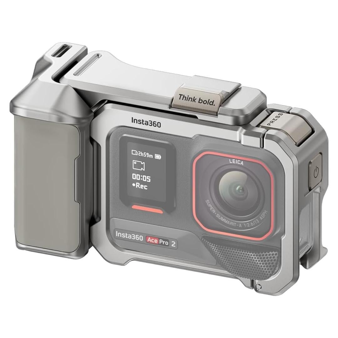 Kit Grip Insta360 Ace Pro 2 y Pro - Plata de Luna