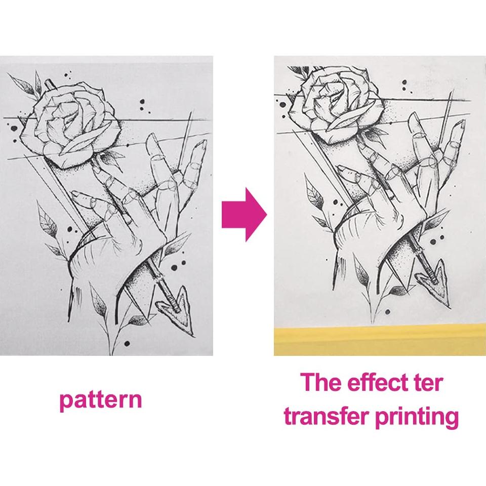 Kit de Piel Falsa para Tatuaje YANGNA 30Pcs - 10 Pieles y 20 Papeles