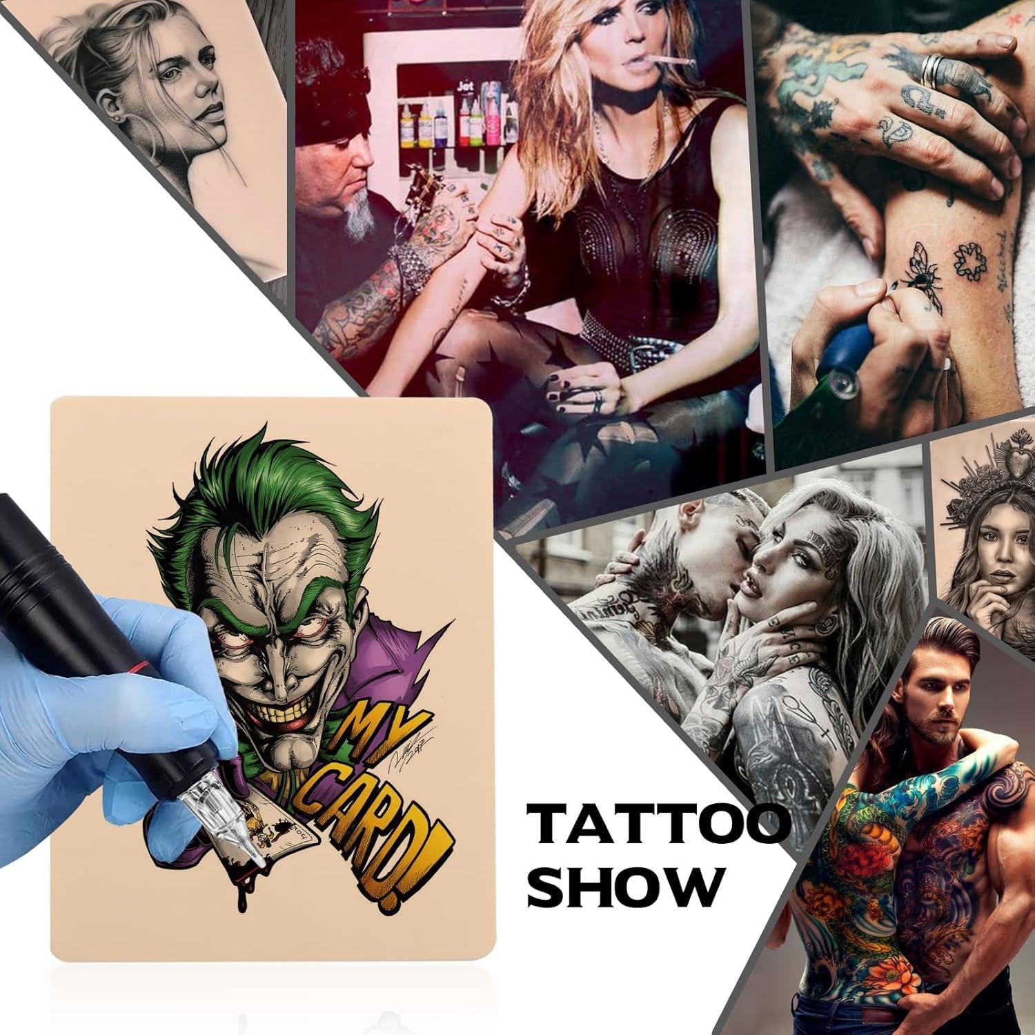 Kit de Piel Falsa para Tatuaje YANGNA 30Pcs - 10 Pieles y 20 Papeles