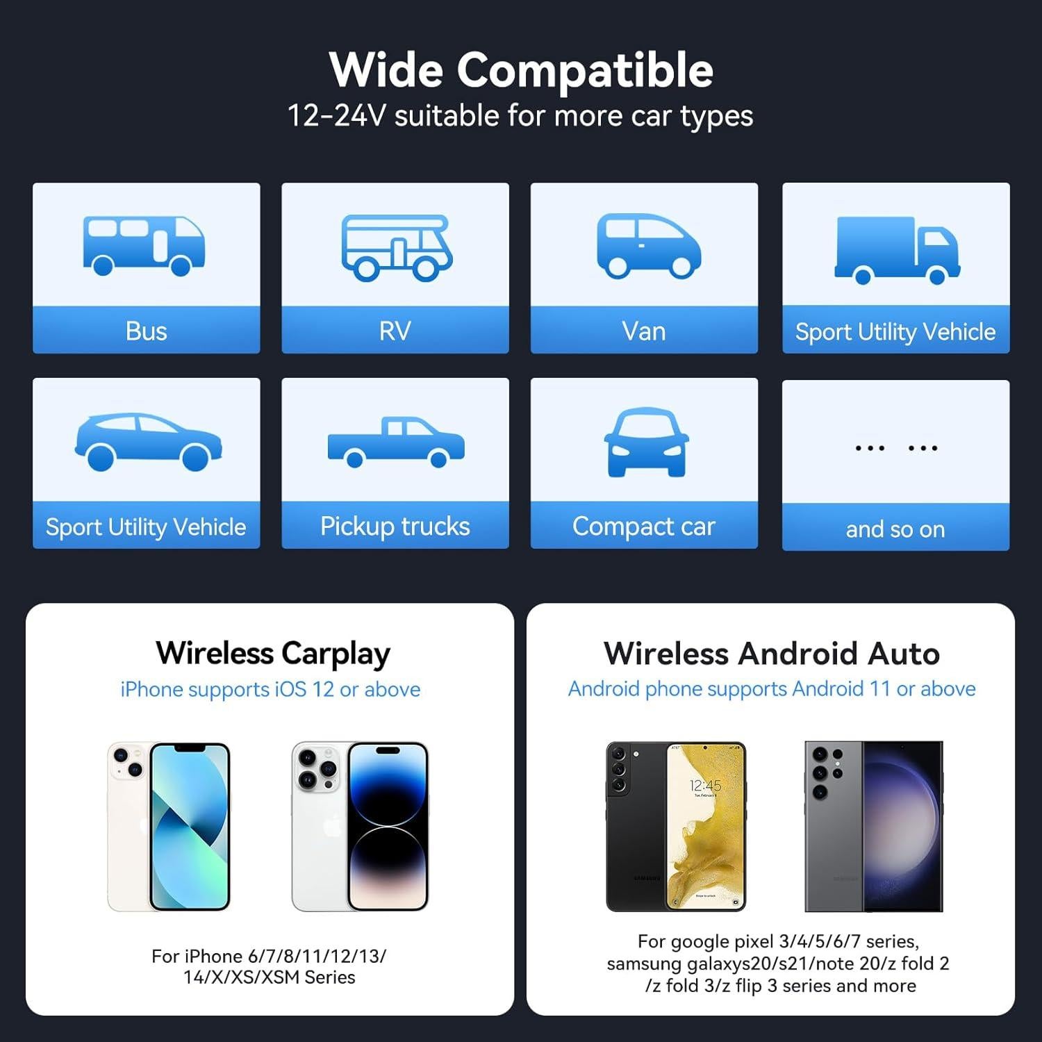 Pantalla Táctil Portátil Carplay 10.26" Carpeer 4K GPS Bluetooth