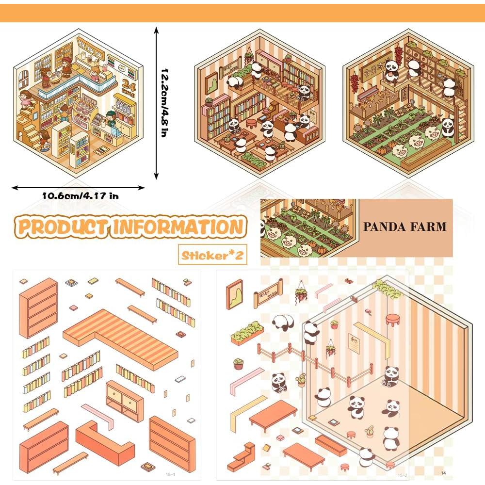 Kit de Pegatinas 3D DIY Qianshan - Escenas Divertidas para Adultos