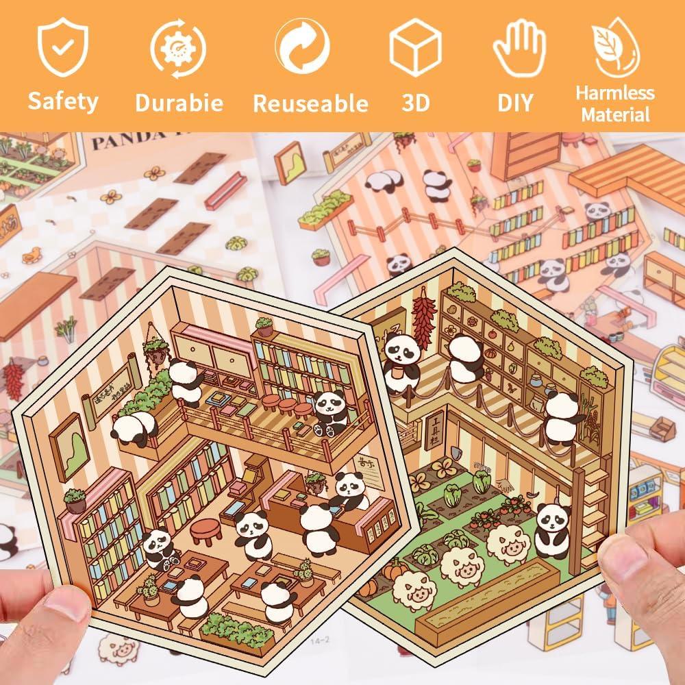 Kit de Pegatinas 3D DIY Qianshan - Escenas Divertidas para Adultos