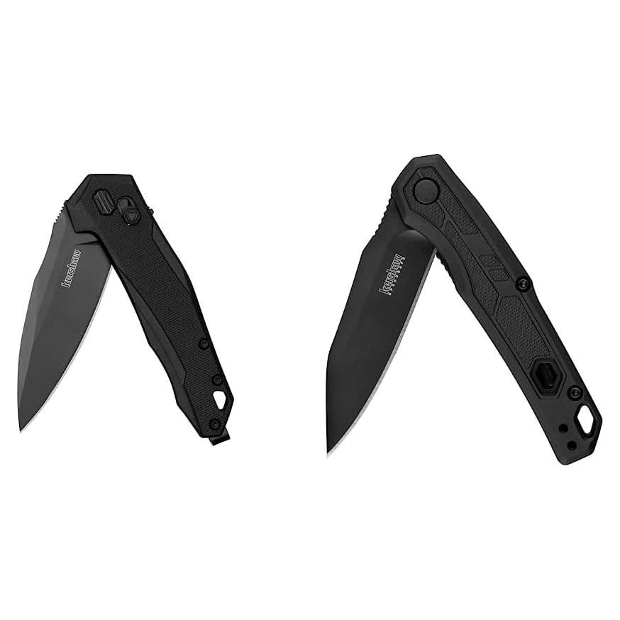 Cuchillo de bolsillo Kershaw Monitor y Appa, acero D2, 18.29 cm