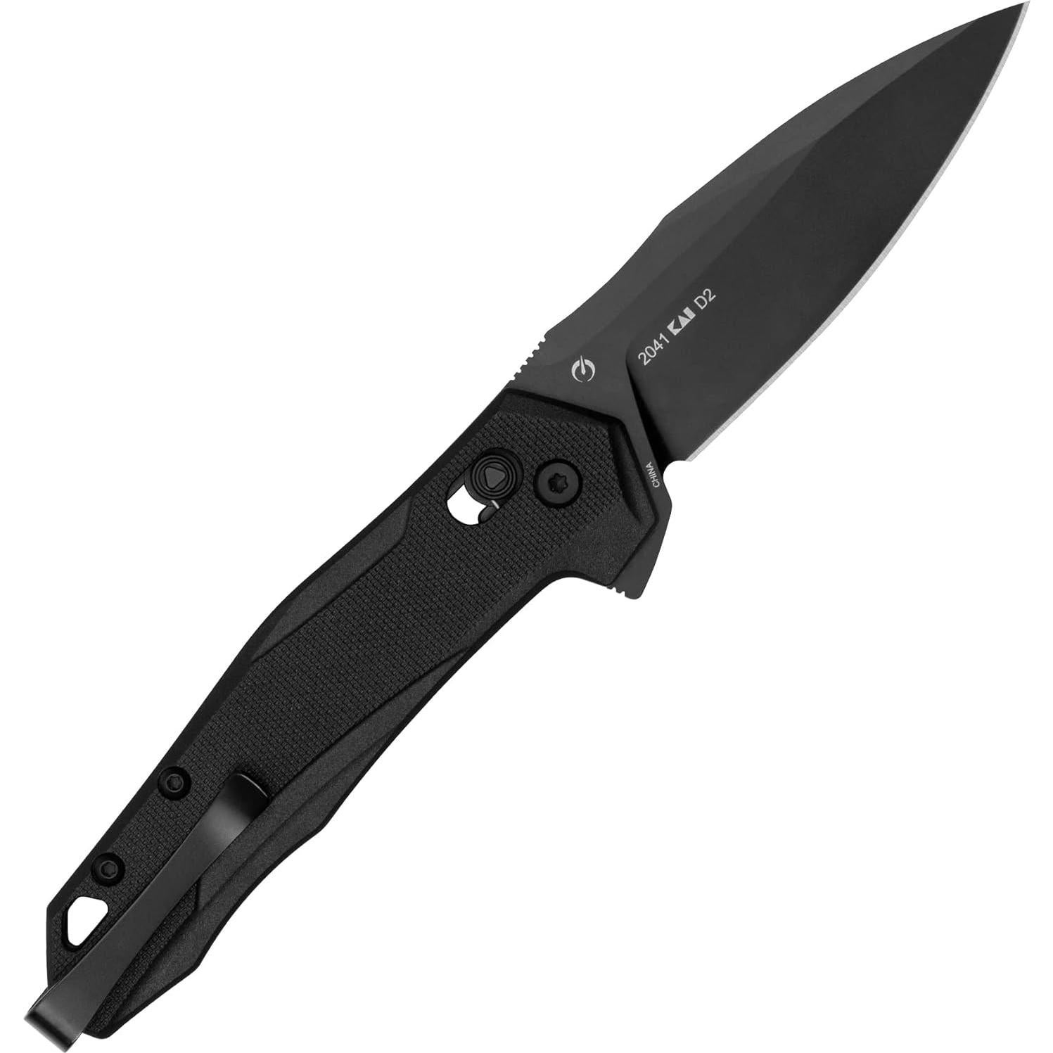 Cuchillo de bolsillo Kershaw Monitor y Appa, acero D2, 18.29 cm