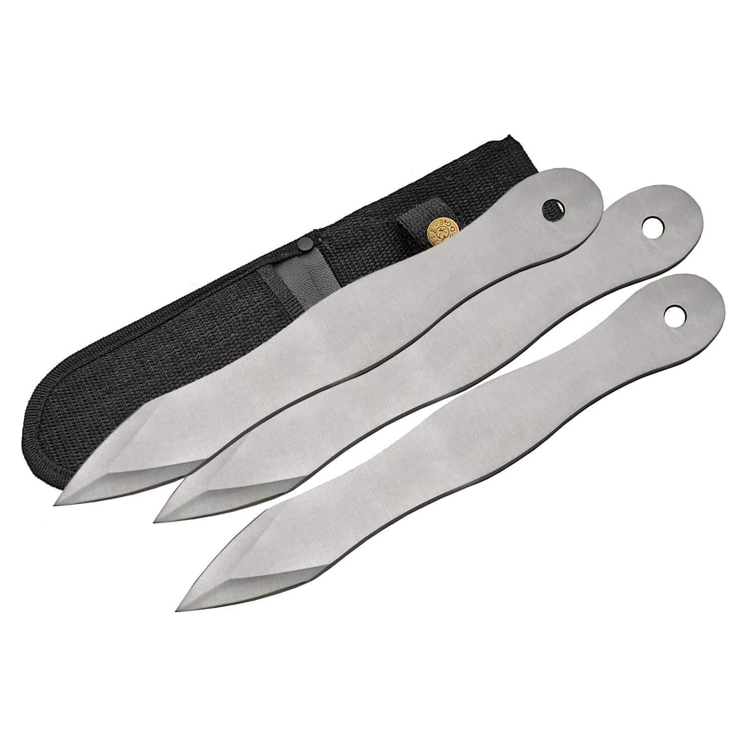 Conjunto de cuchillos de acero inoxidable SZCO 3 piezas 25.4 cm