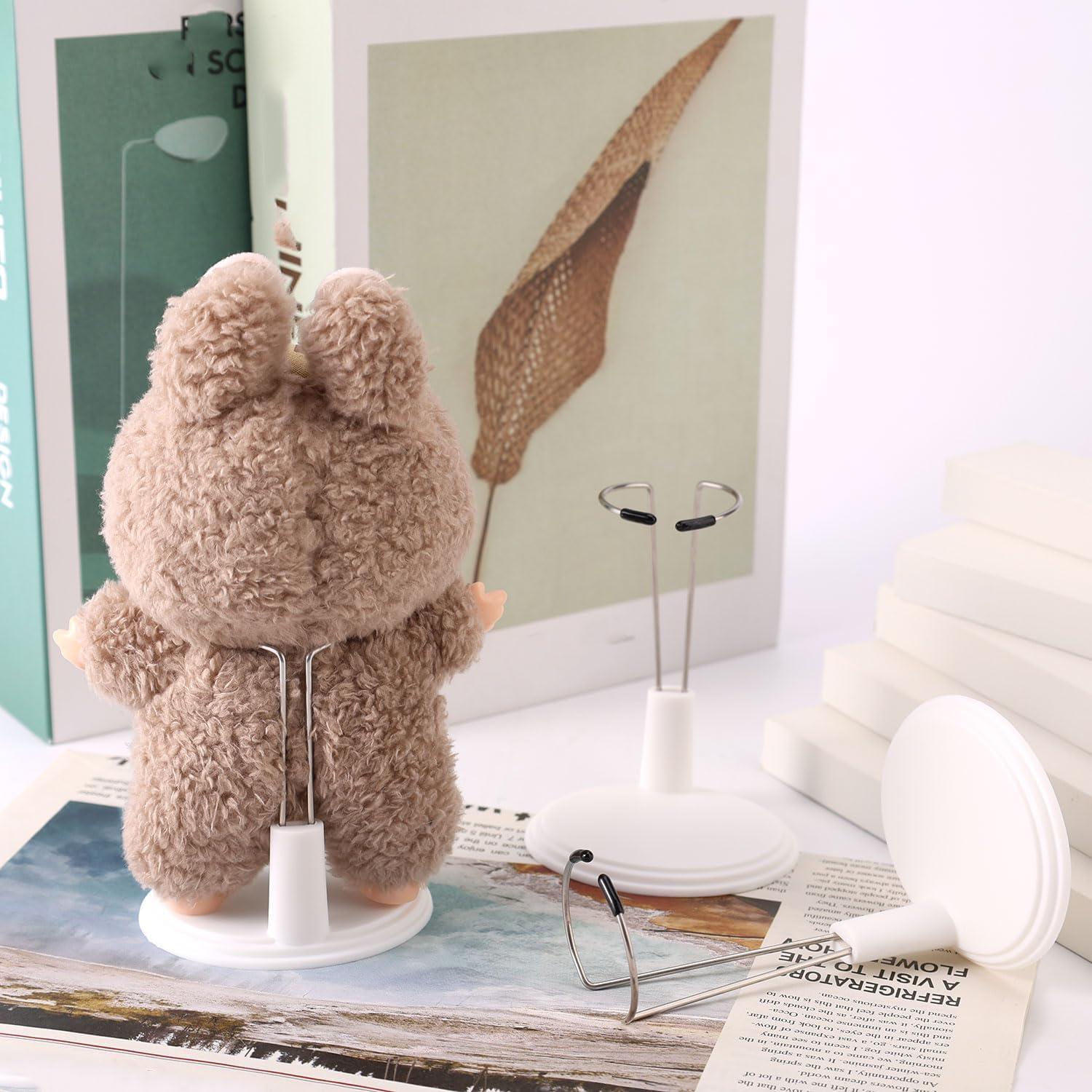 Soporte para muñecas ajustable Lyreh - 3 piezas, blanco