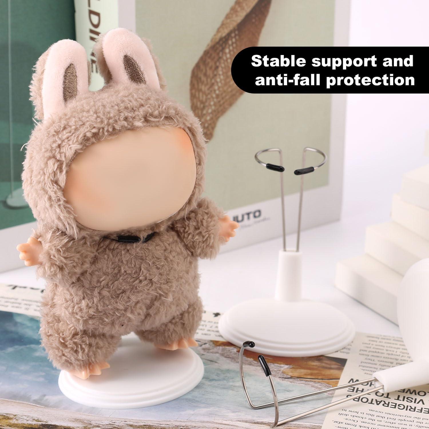 Soporte para muñecas ajustable Lyreh - 3 piezas, blanco