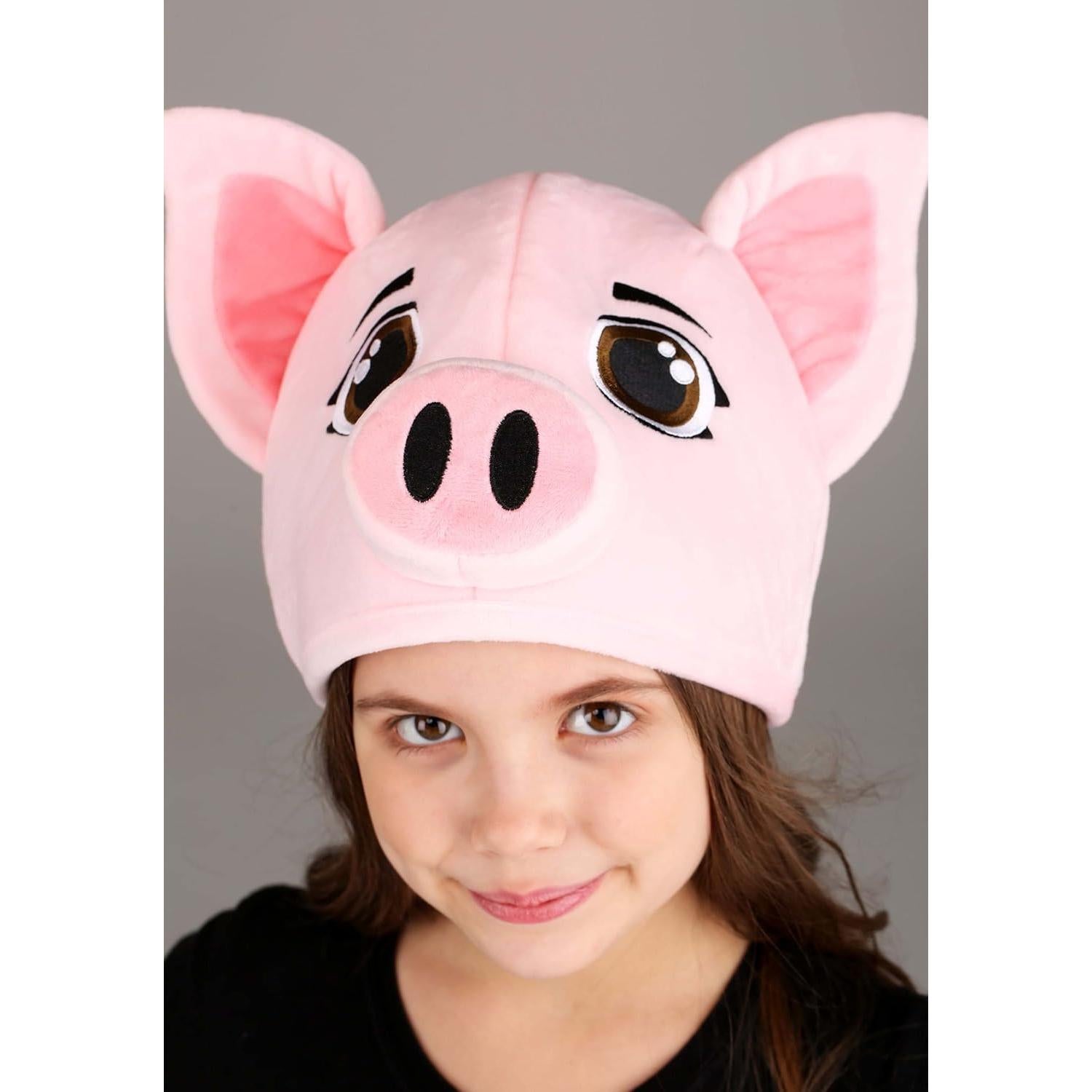Sombrero de Peluche de Cerdo Elope - Ajustable Unisex