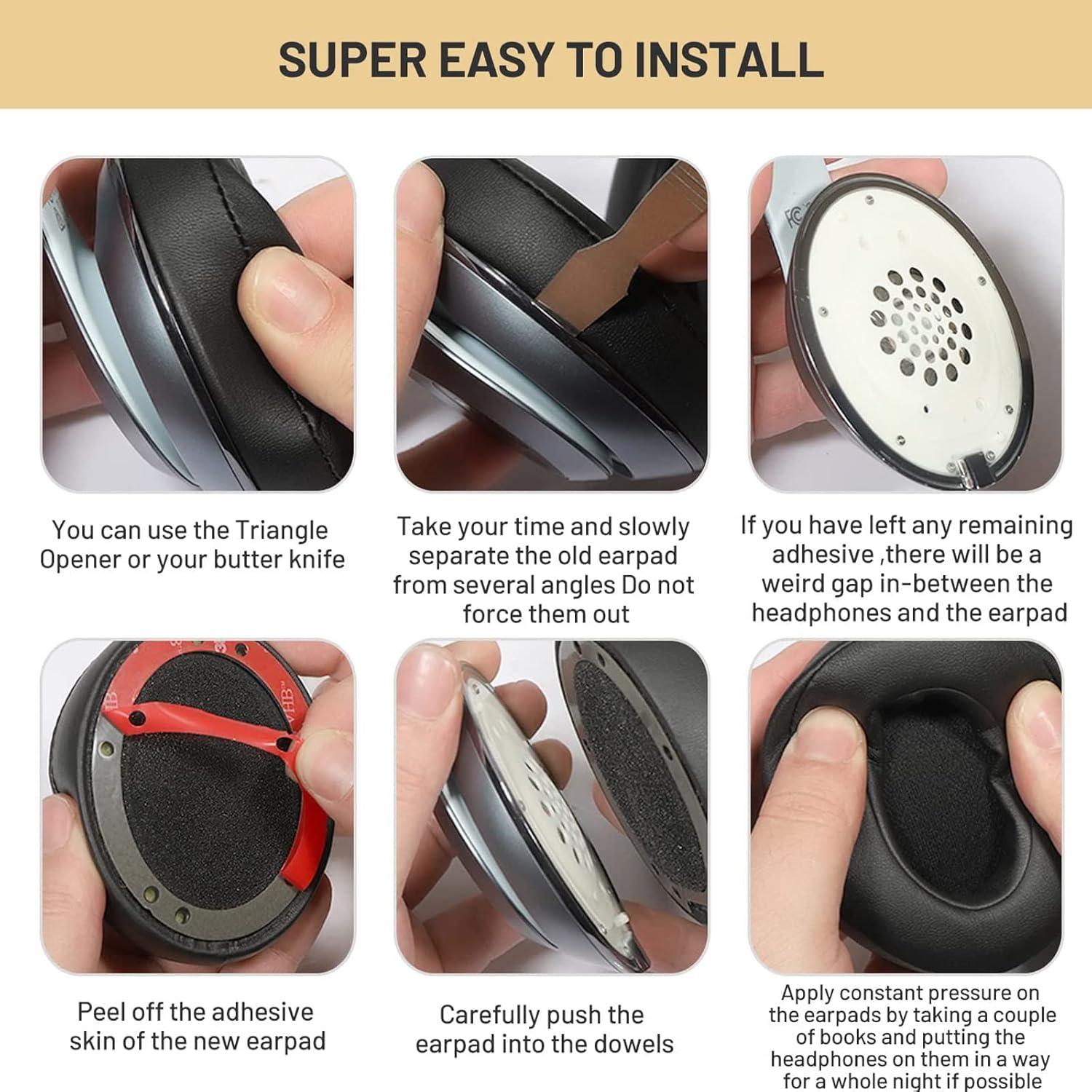 Cojines de Repuesto para Auriculares Studio 2 y 3 - Negro