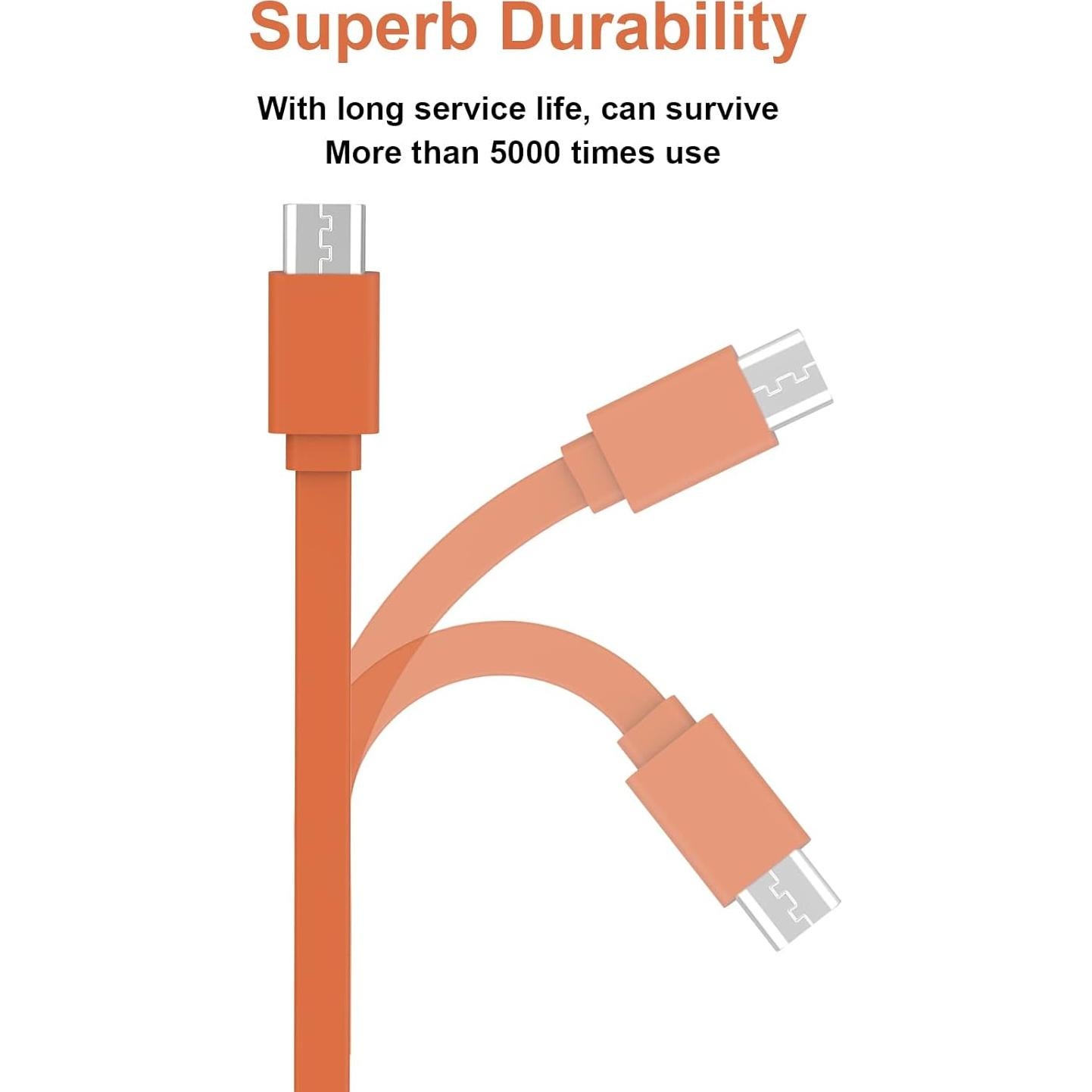 Cable de carga Micro USB Arzweyk 100 cm compatible JBL