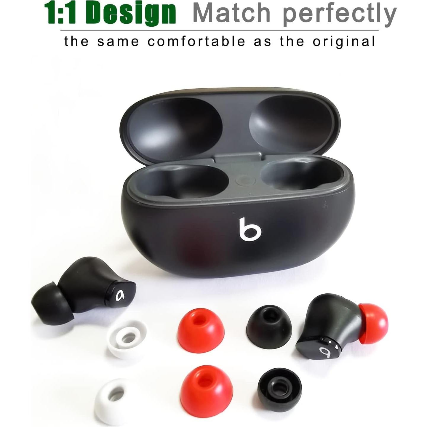 Consejos de Silicona Mijusun para Beats Studio Buds - 6 Pares