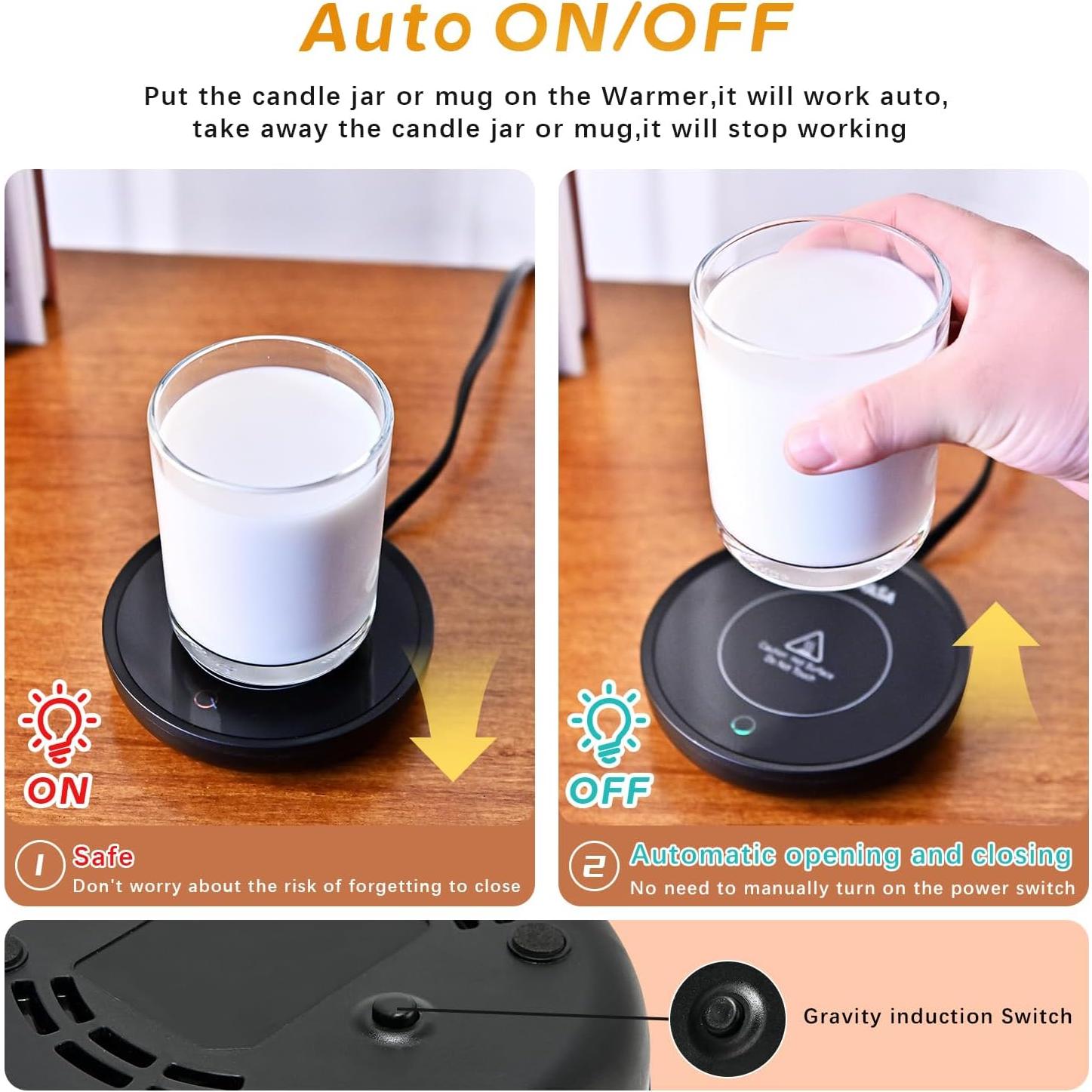 Calentador de Velas Inteligente ASAWASA 2PCS con Auto Apagado