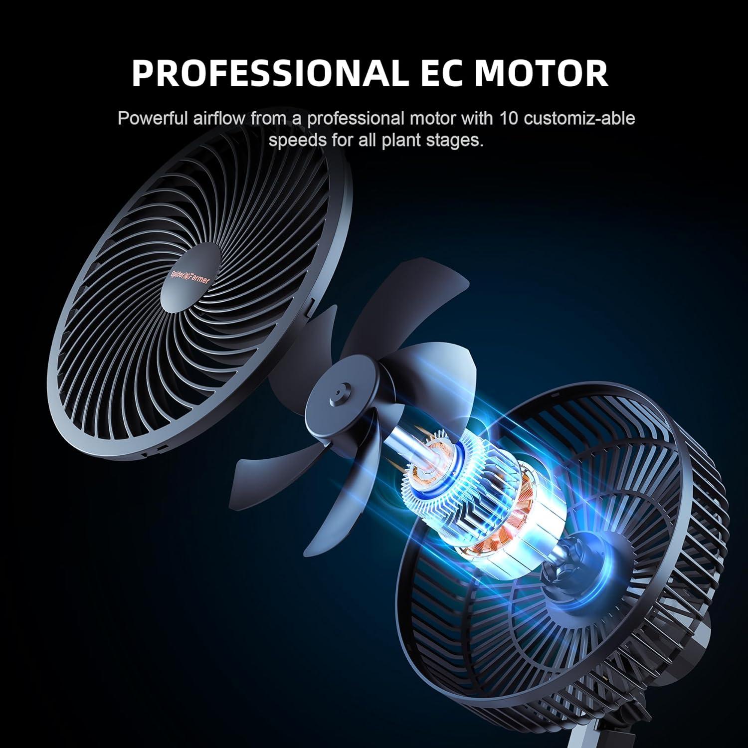 Ventilador de Carpa Spider Farmer SF-clipfan6'' 10 Velocidades