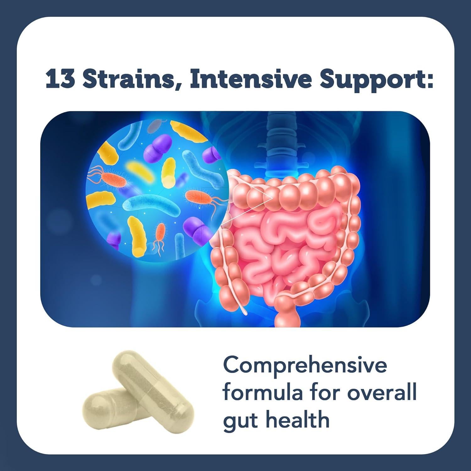 Pro-50 Probioticos Vitamin Bounty 50 Mil Millones CFU 60 Caps