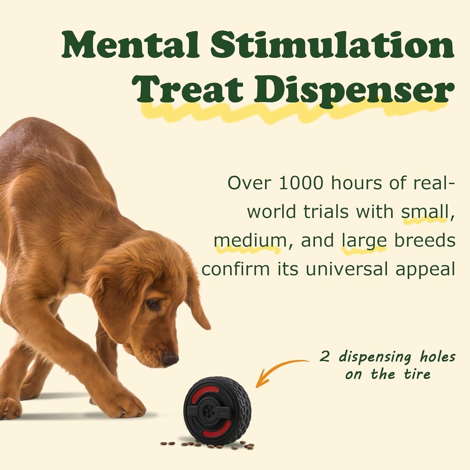 Juguete para Perros 3-en-1 PETFROH, Goma Natural, 11.99 cm