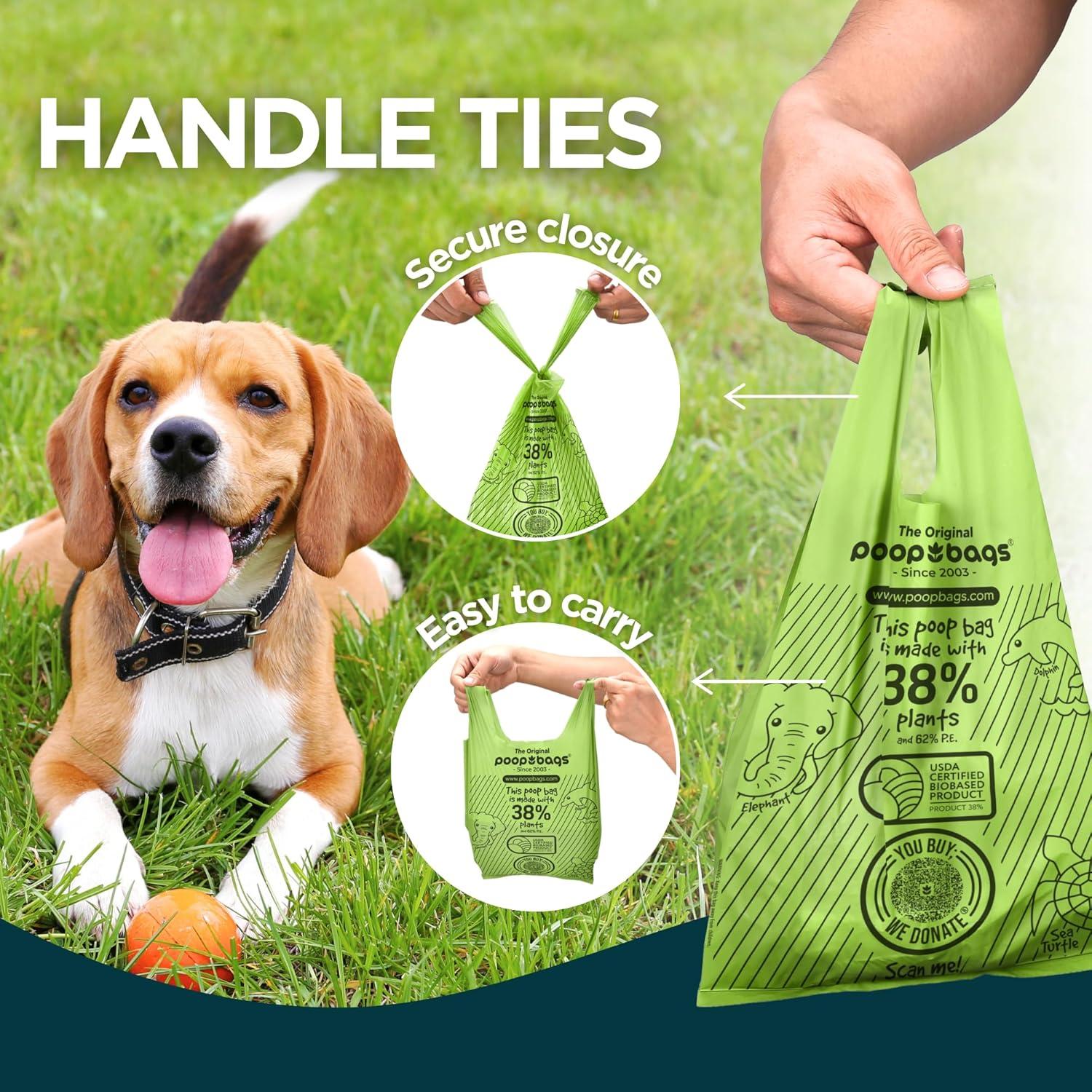 Bolsas de Poop Originales para Perros 120 Unidades Biobasadas