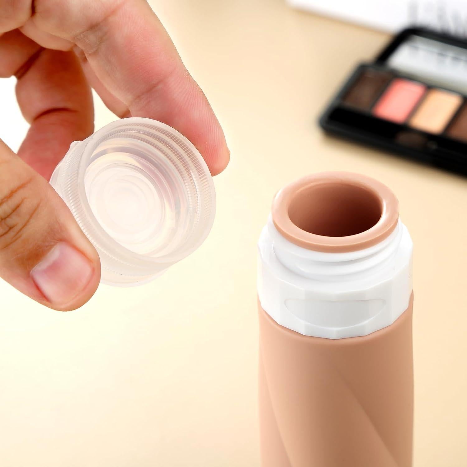 Botellas de Viaje Gemice 90ml A Prueba de Fugas TSA Silicona