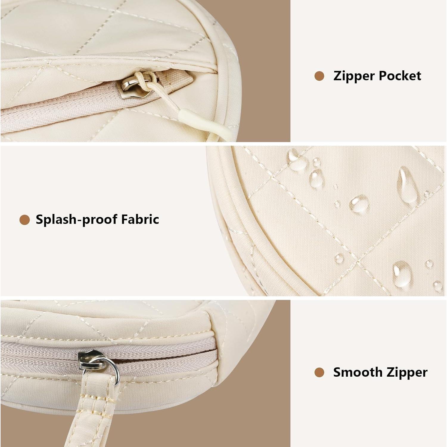 Organizador de Cables Dadanism Beige Estuche Electrónico 22x13cm