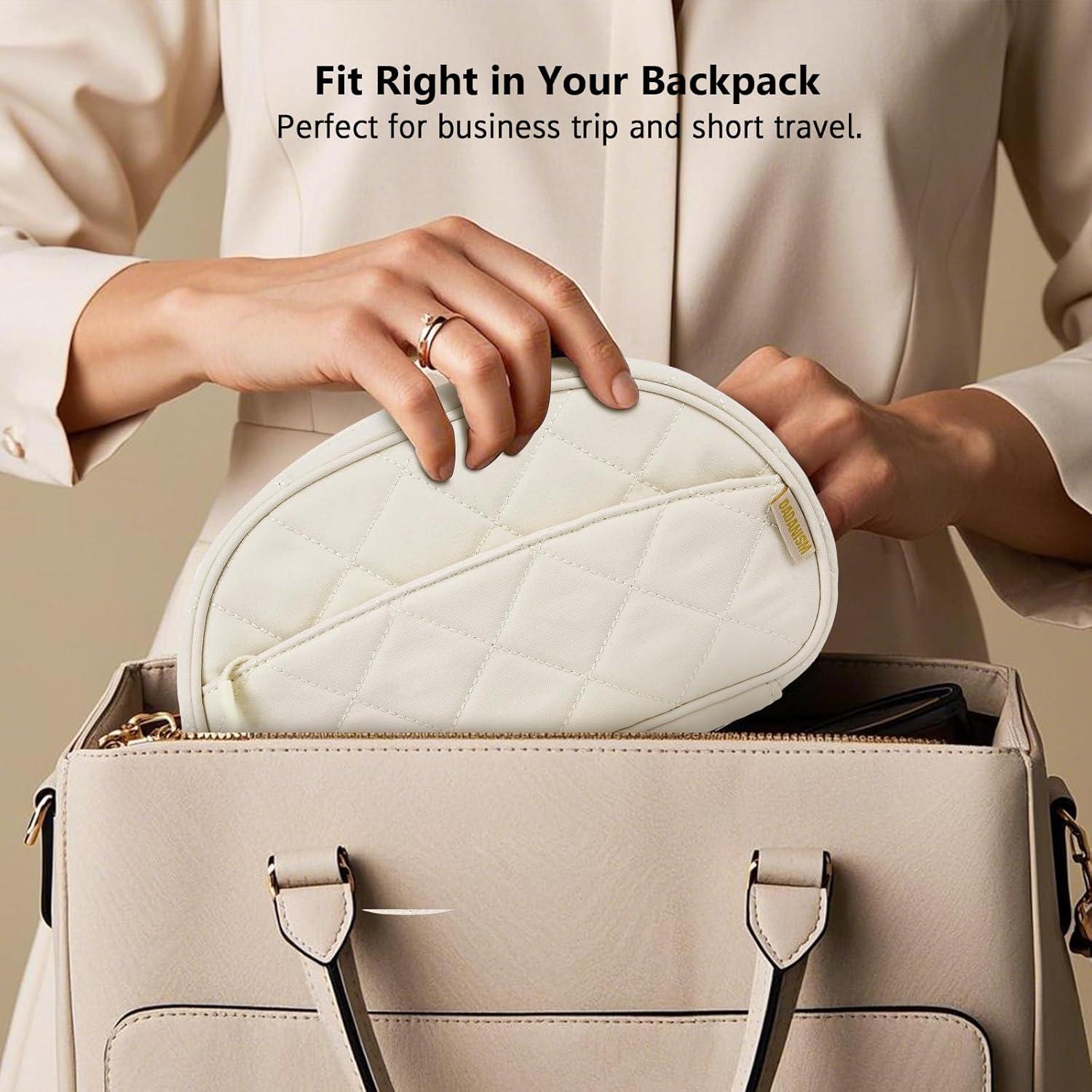 Organizador de Cables Dadanism Beige Estuche Electrónico 22x13cm