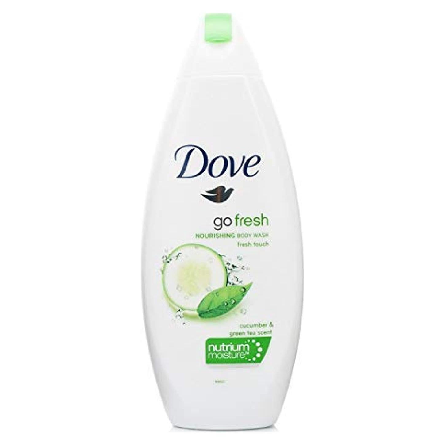 Gel de Ducha Dove Go Fresh Pepino y Té Verde 500ml x4