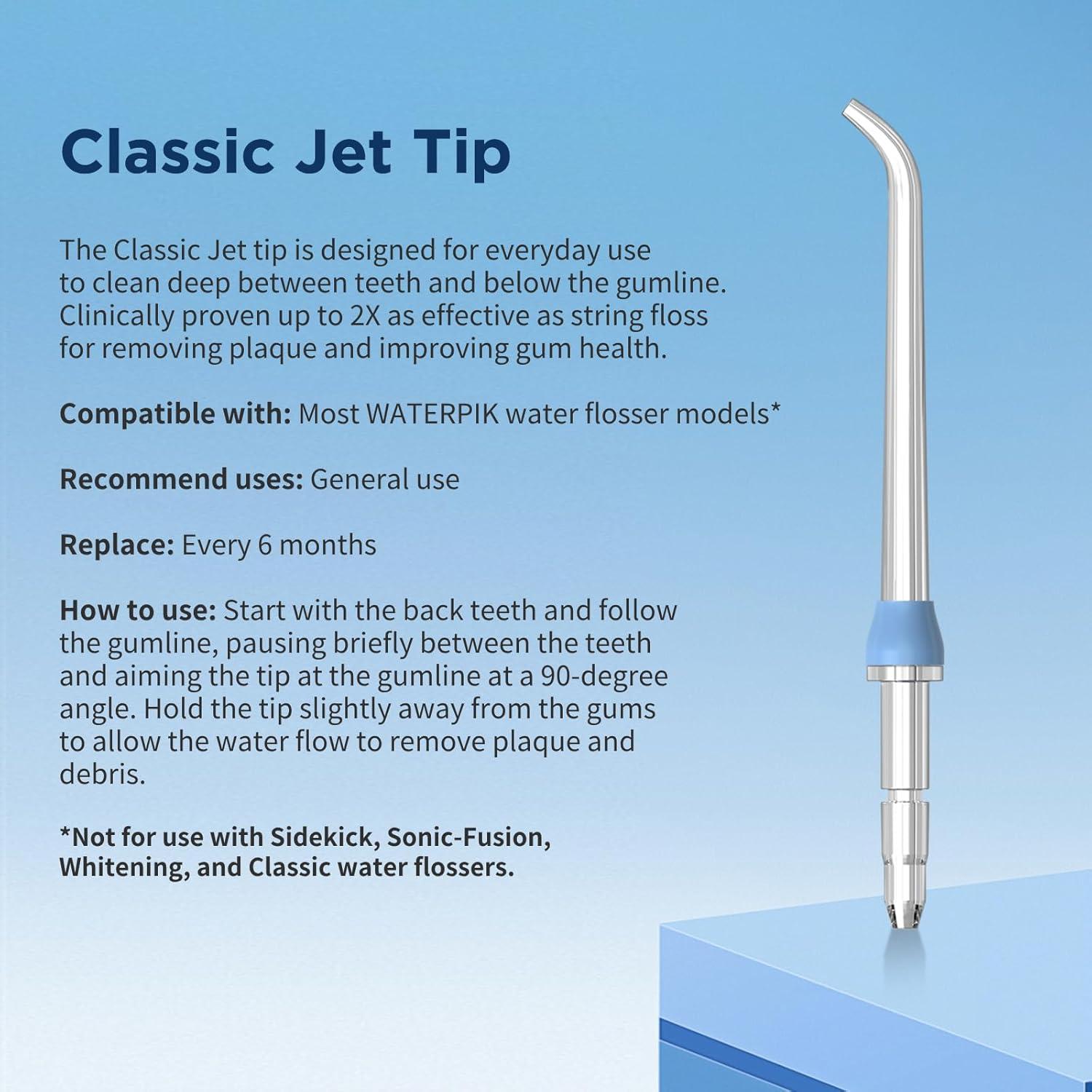 Puntas de Reemplazo Waterpik - Combo 10 Puntas para Irrigador Dental