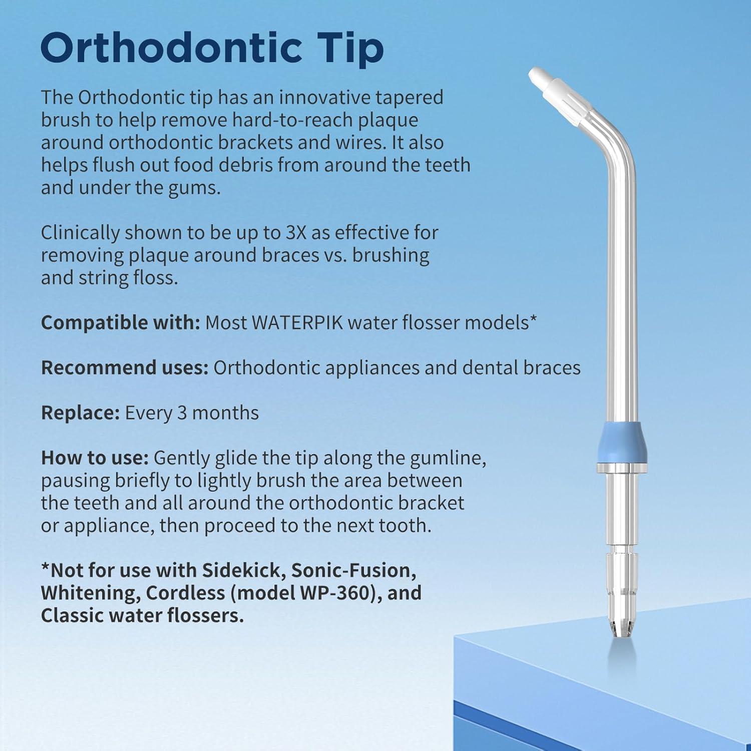 Puntas de Reemplazo Waterpik - Combo 10 Puntas para Irrigador Dental