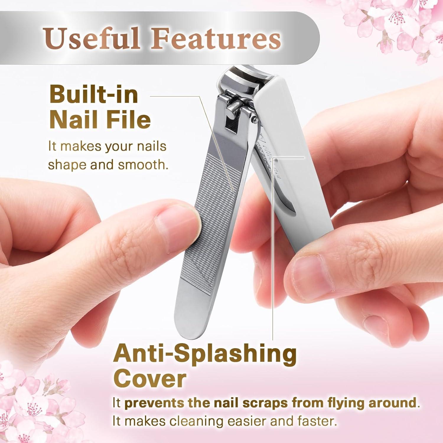 Cortauñas de Acero Maiko Hecho en Japón con Cuchilla Curvada