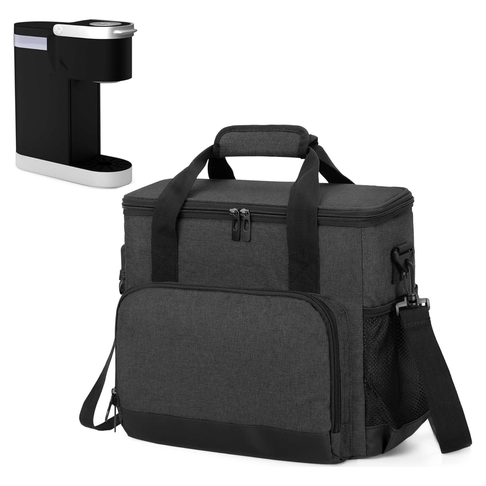 Bolsa de transporte CURMIO para cafetera Keurig K-Mini negra