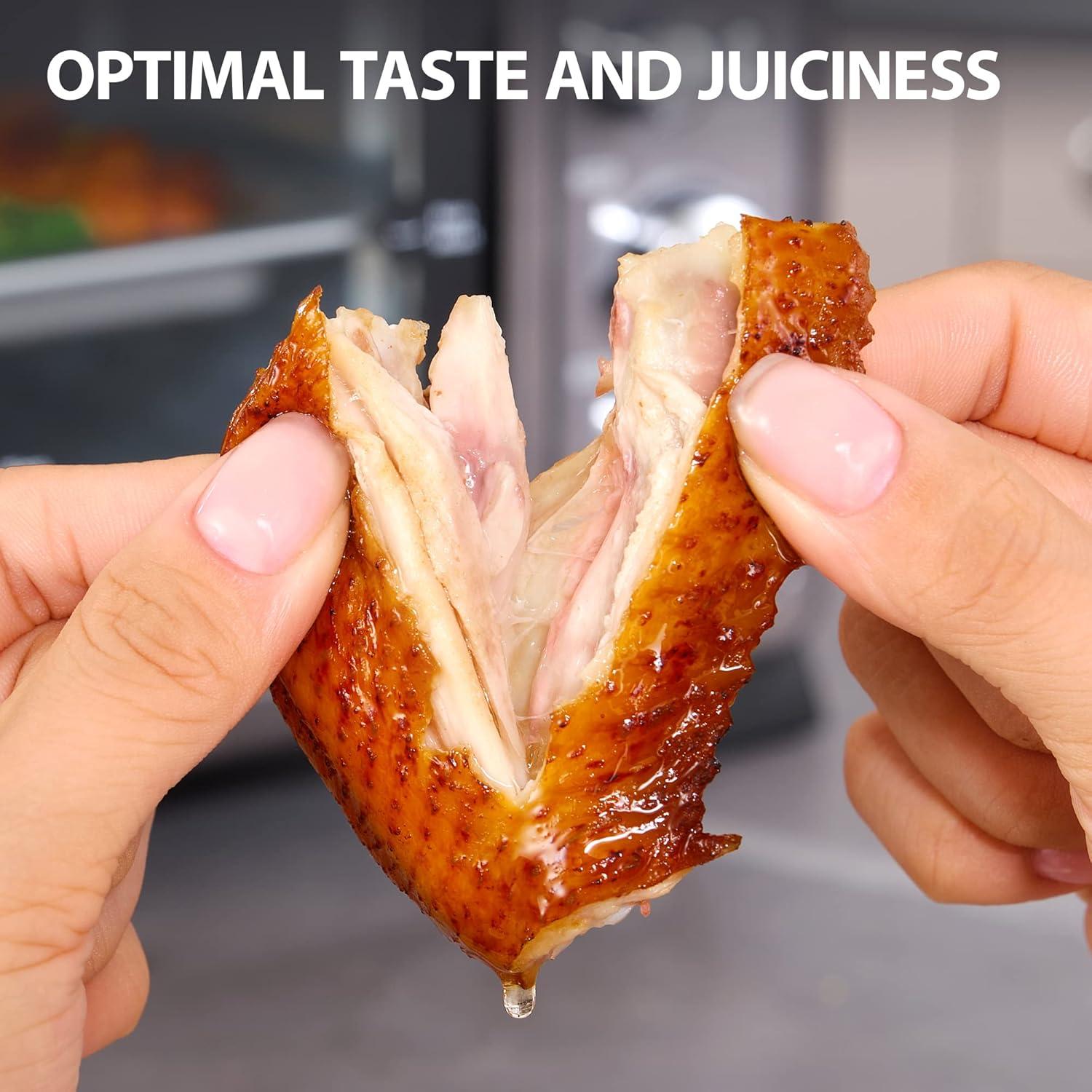 Horno Tostador TOSHIBA 25L 10-en-1 Acero Inoxidable Negro