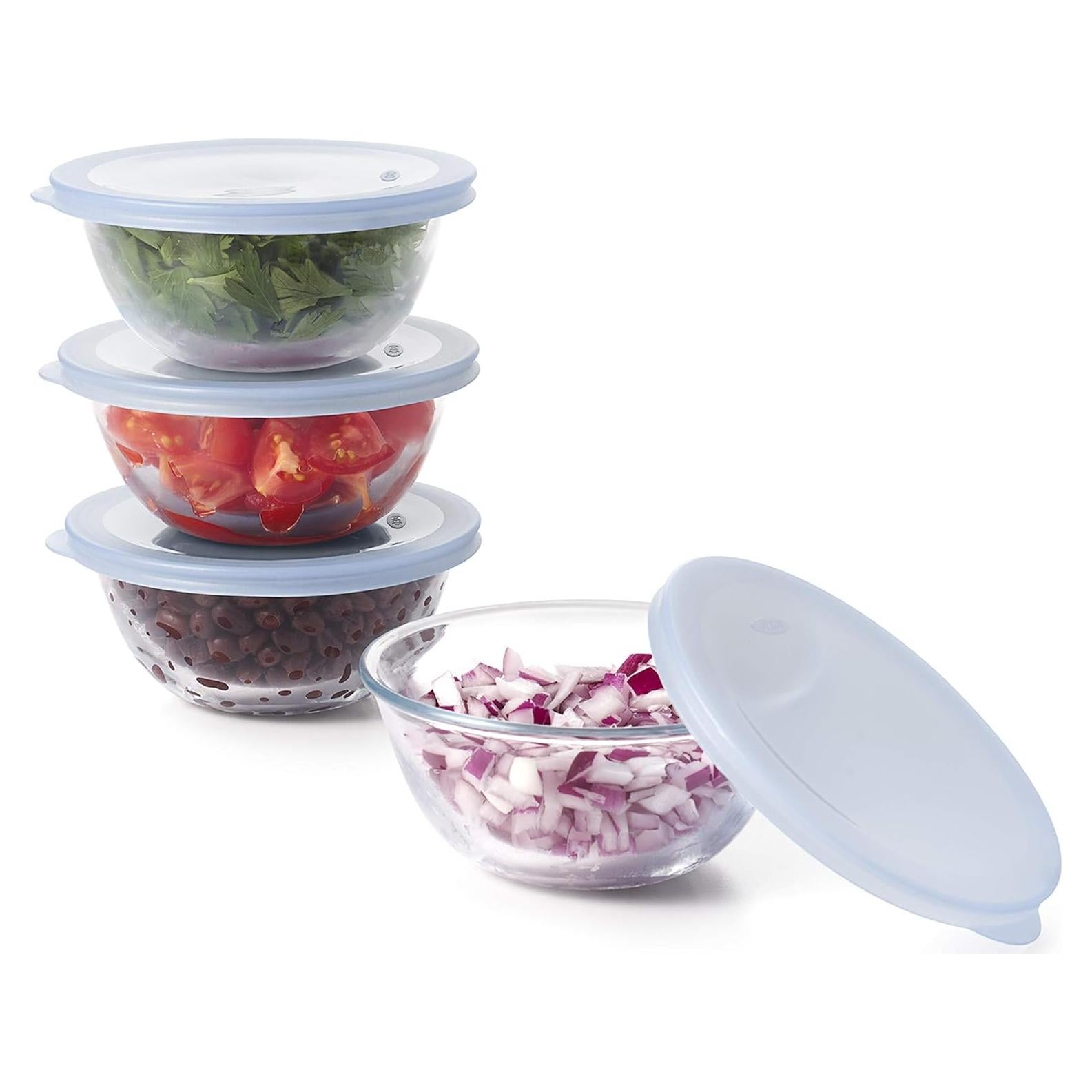 Set de 8 Tazones de Vidrio OXO Good Grips 295ml Transparente