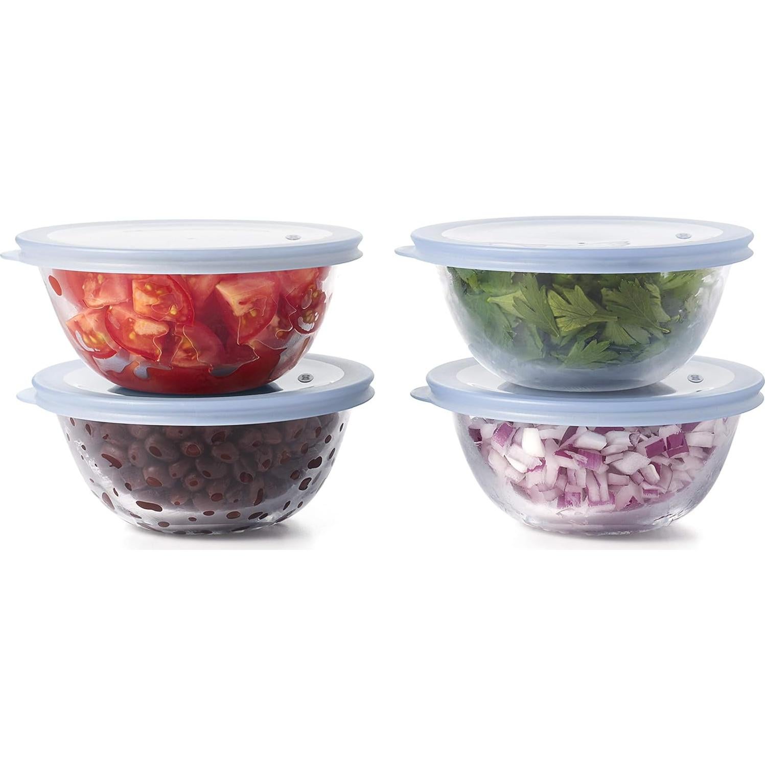 Set de 8 Tazones de Vidrio OXO Good Grips 295ml Transparente