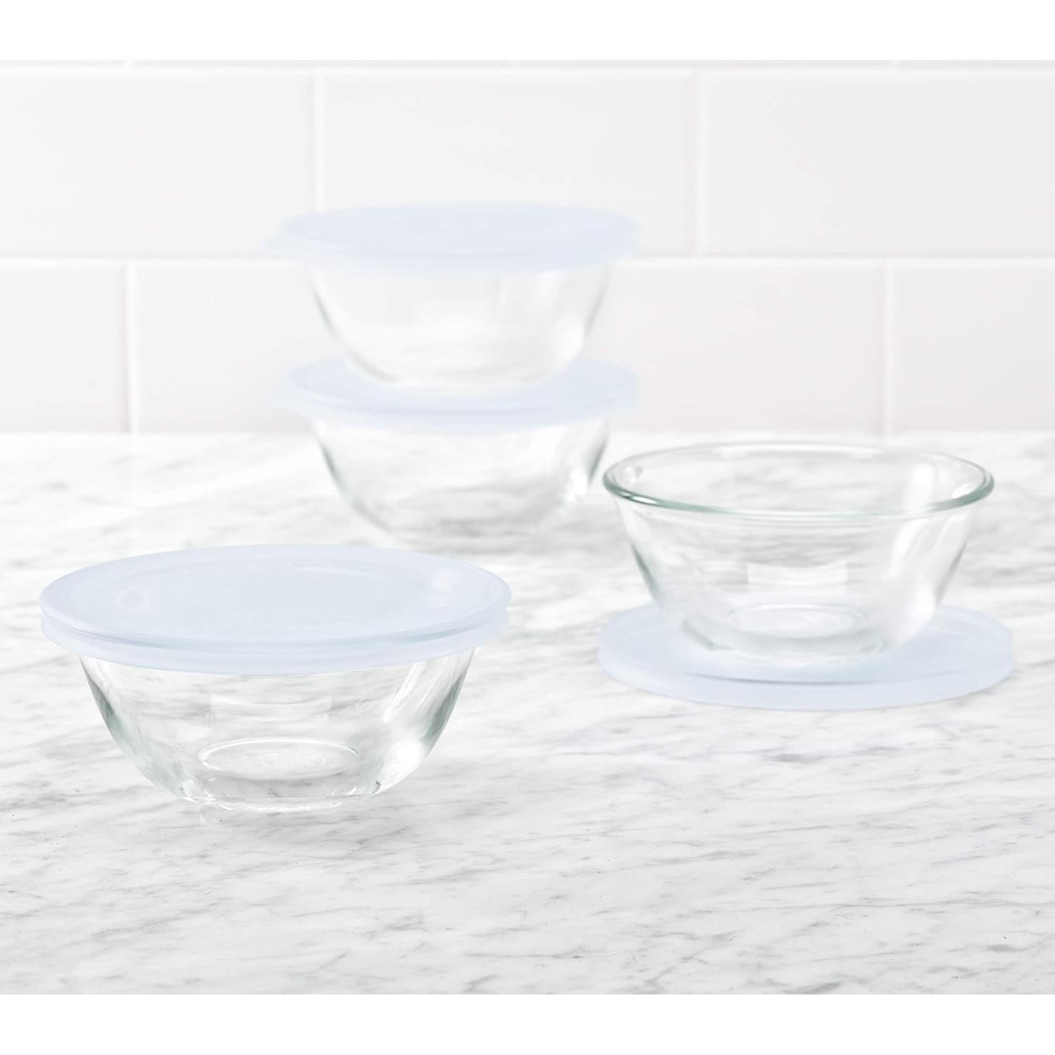 Set de 8 Tazones de Vidrio OXO Good Grips 295ml Transparente