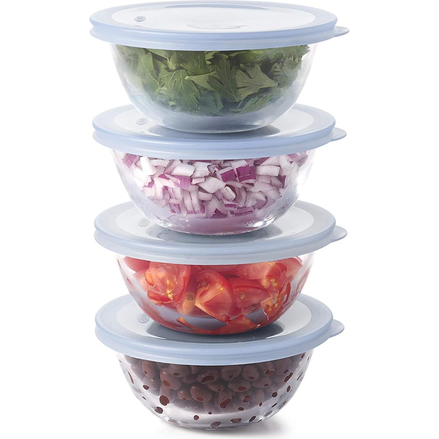 Set de 8 Tazones de Vidrio OXO Good Grips 295ml Transparente