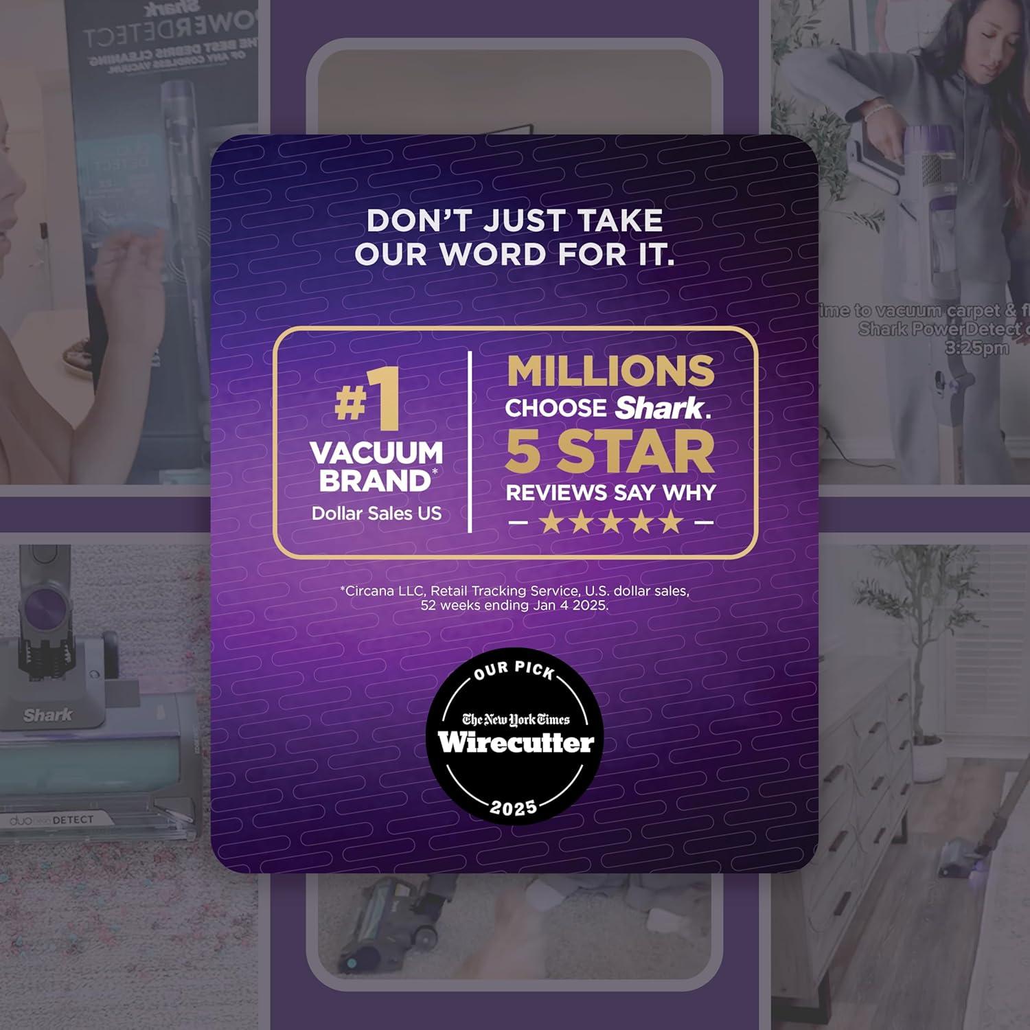 Aspiradora de Mano Inalámbrica Shark PowerDetect HEPA 70 min