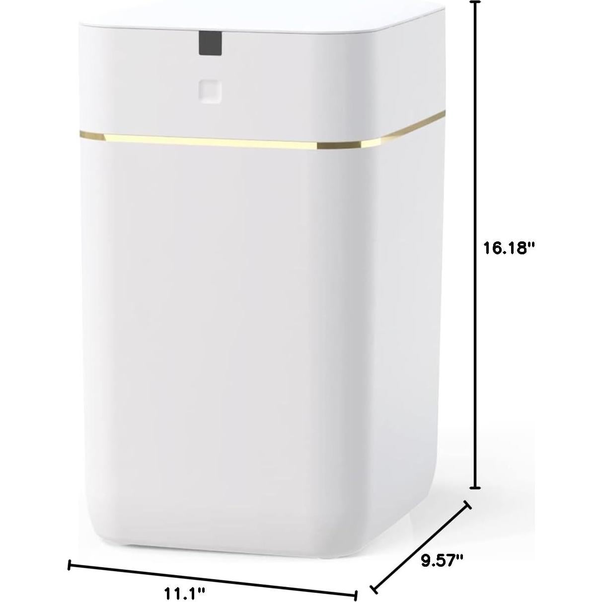 Cubo de Basura Inteligente Airdeer L2, 30 Litros, Blanco