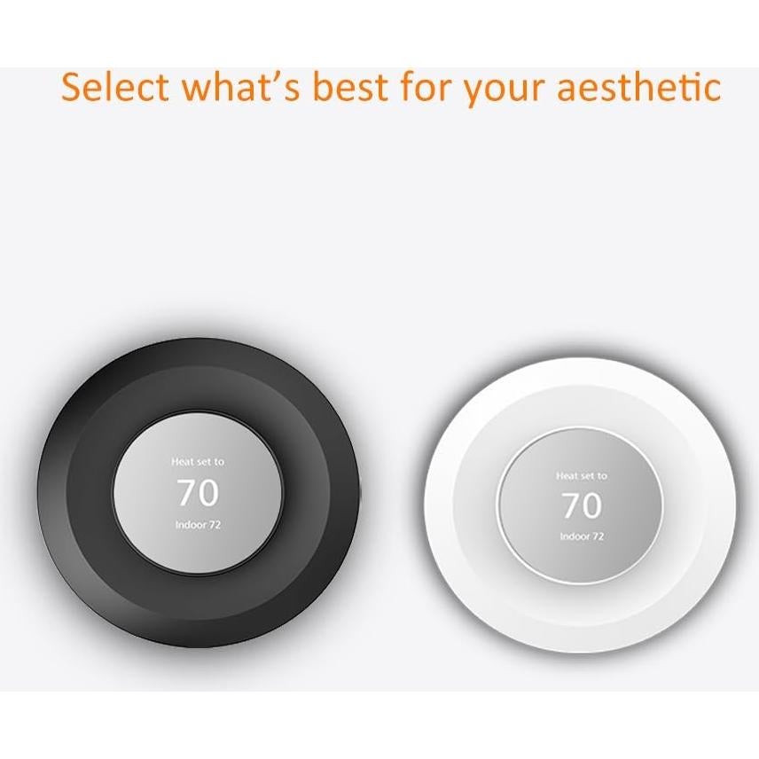Placa de Pared AutoSonic para Termostato Nest 2020 - Negro