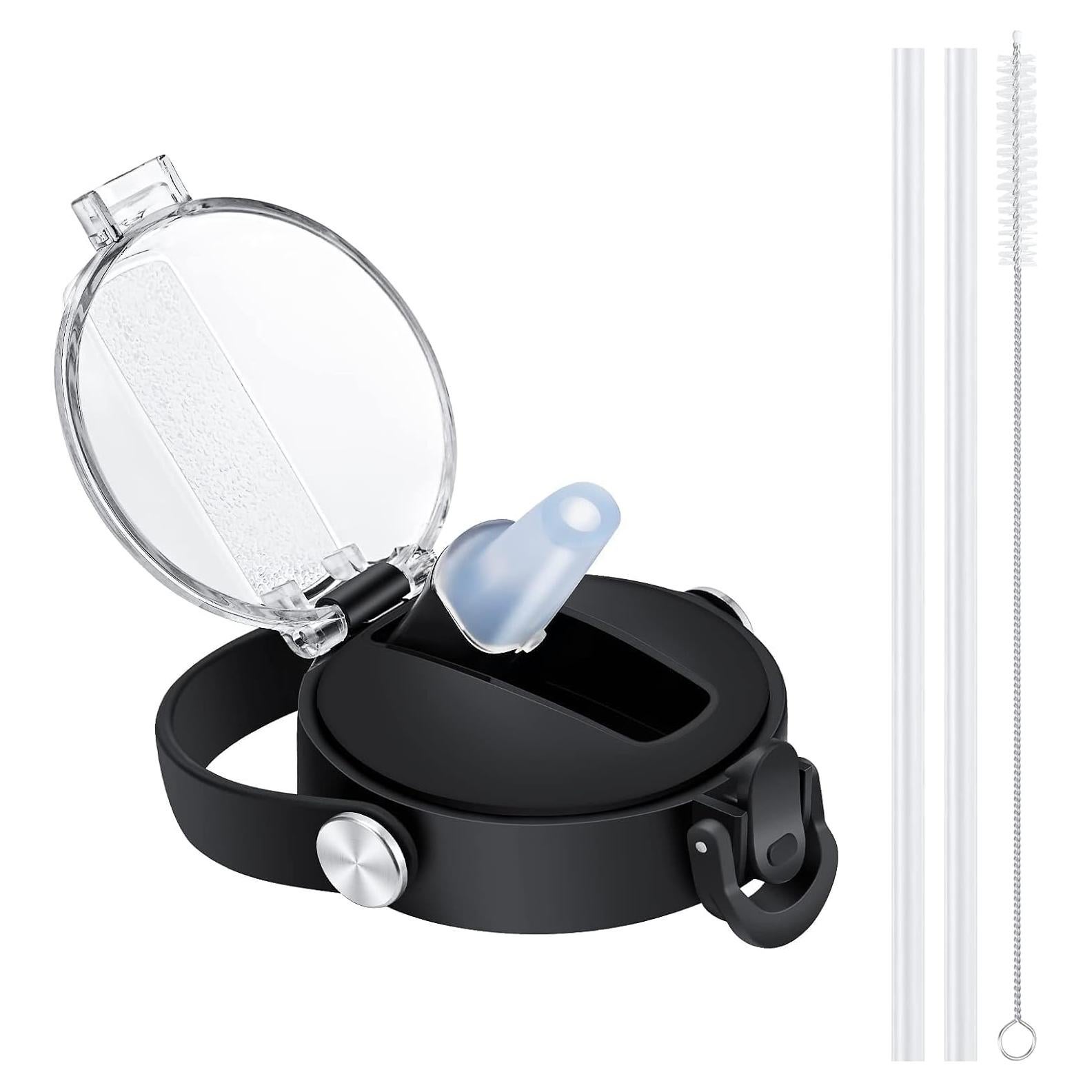 Tapa de Popote de Silicona HydroFest para Botellas de Boca Ancha