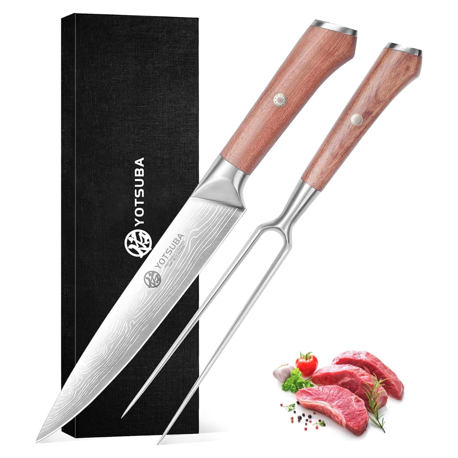 Conjunto de Cuchillo y Tenedor para Tallar YOTSUBA 2 Piezas