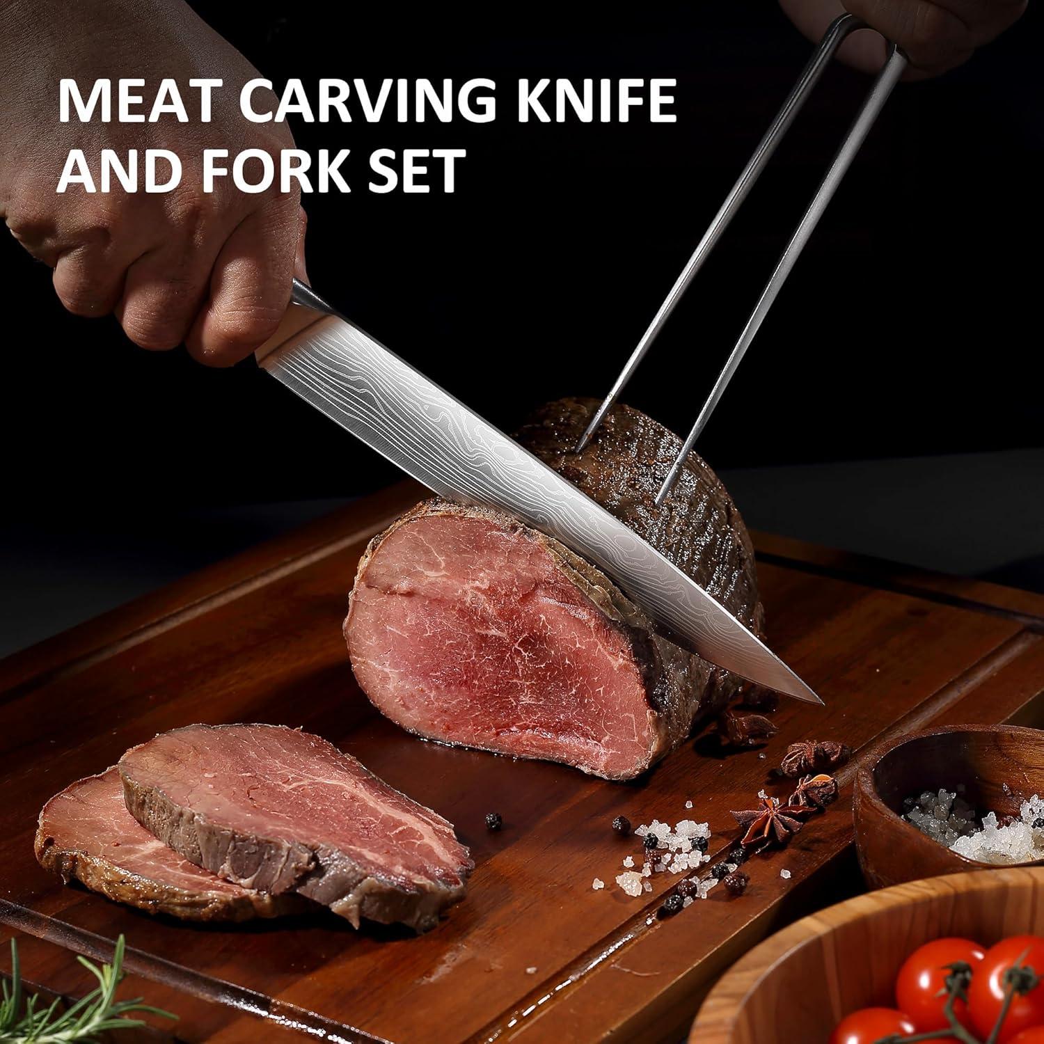 Conjunto de Cuchillo y Tenedor para Tallar YOTSUBA 2 Piezas